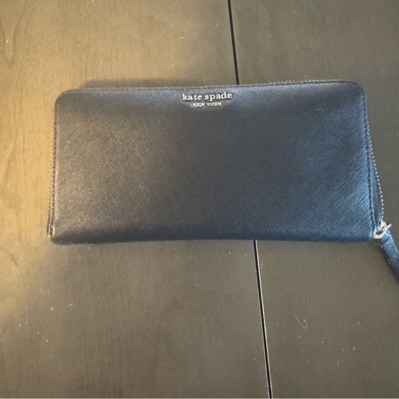 kate spade Handbags - Kate Spade Navy Blue Wallet